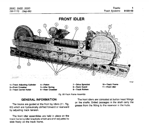 John Deere 350C, 350D, 355D Crawler Tractor Loaders Technical Manual (TM1115) - Image 6