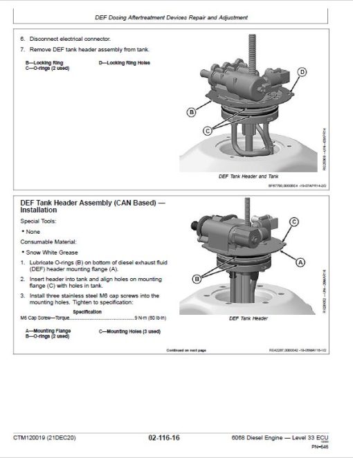 John Deere 6068 Diesel Engine Level 33 ECU Service Repair Manual (CTM120019) - Image 5