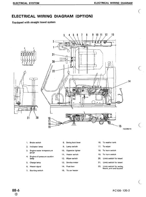 Komatsu PC100-2, PC100L-2, PC120-2 Excavator Service Manual - Image 4