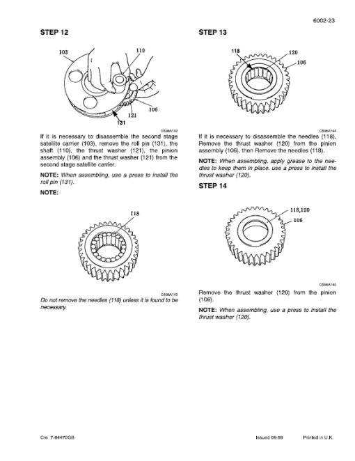 Case 50 Hydraulic Excavator Service Manual - Image 5