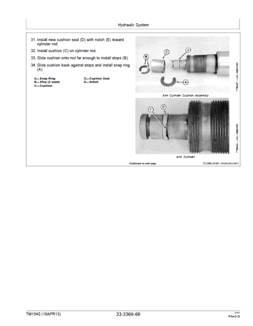 John Deere 190E Excavator Repair Technical Manual - Image 5