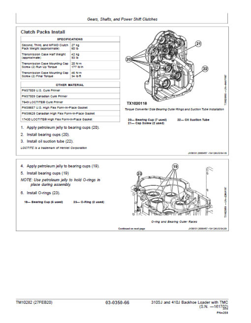 John Deere 310SJ, 410J Backhoe Loader (TMC) Technical Manual (S.N before 161702 ) - Image 5