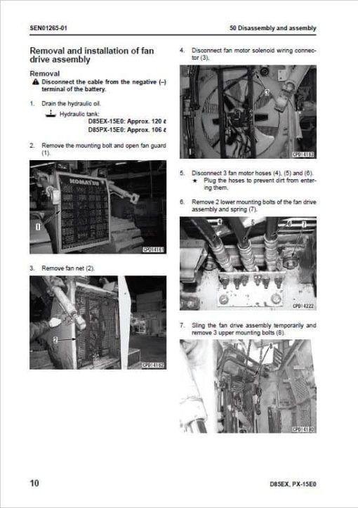 Komatsu D85EX-15E0, D85PX-15E0 Dozer Service Manual - Image 5