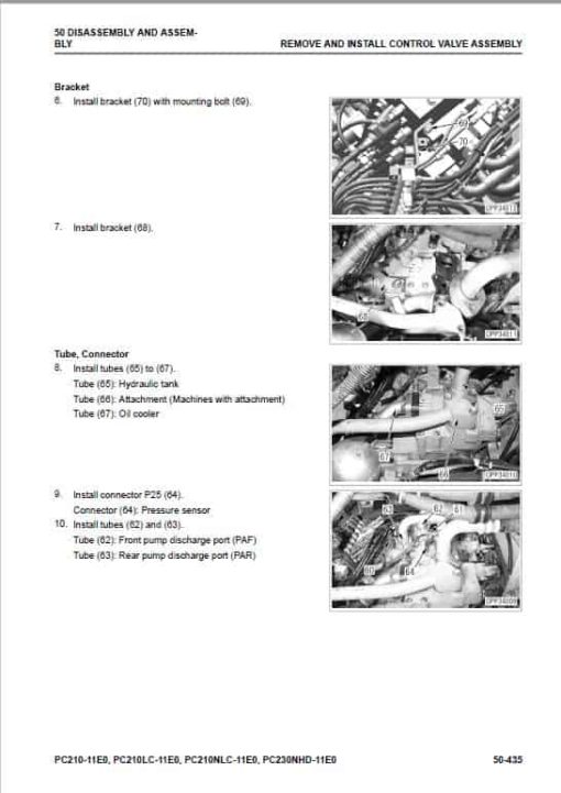 Komatsu PC210-11E0, PC210LC-11E0, PC210NLC-11E0, PC230NHD-11E0 Excavator Repair Manual - Image 5