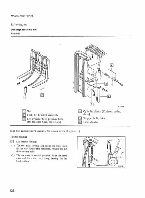 Mitsubishi FBC15, FBC20, FBC25, FBC20 Forklift Lift Truck Service Manual - Image 5