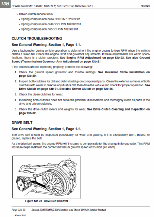 Bobcat 2200, 2200s and 2300 Utility Vehicle Service Manual - Image 3