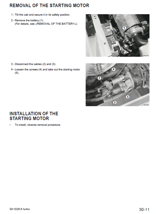 Komatsu SK1026-5, SK1026-5N Skid-Steer Loader Service Manual - Image 5