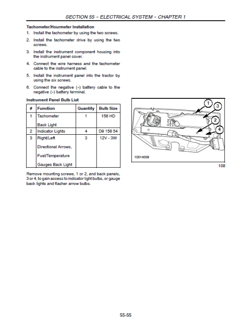 New Holland TC30 Tractor Service Manual - Image 6