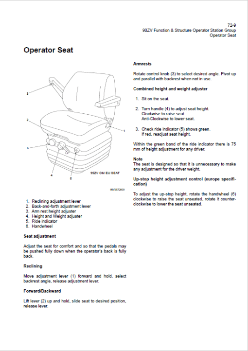 Kawasaki 90ZV Wheel Loader Repair Service Manual - Image 4