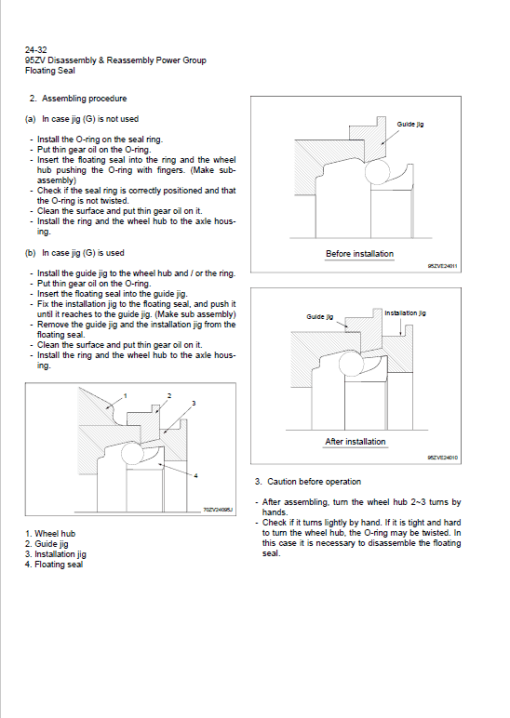 Kawasaki 95ZV Wheel Loader Repair Service Manual - Image 4