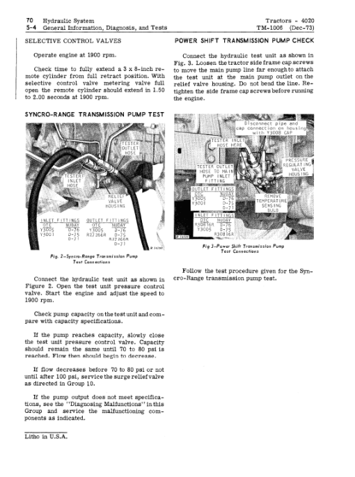 John Deere 4000, 4010, 4020 Tractors Repair Technical Manual - Image 5