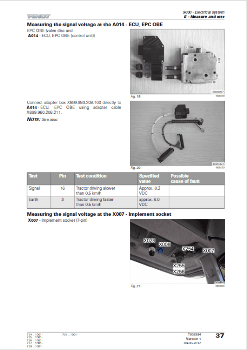 Fendt 712, 714, 716, 718 Vario COM III Tractors Workshop Repair Manual - Image 5