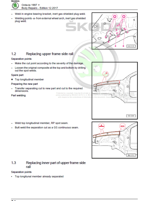 SKODA OCTAVIA TOUR (1U) Repair Service Manual - Image 5