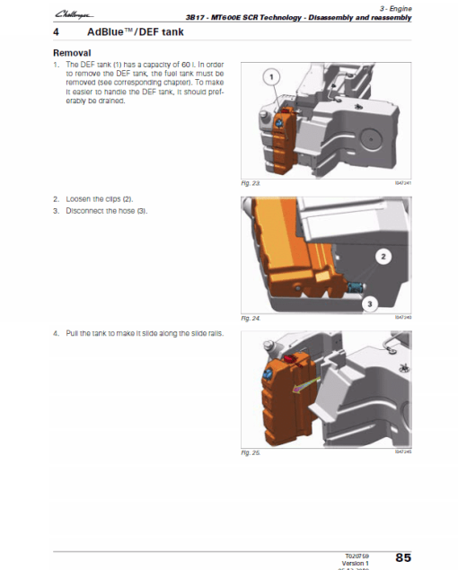 Challenger MT645E, MT655E, MT665E, MT675E, MT685E Tractor Workshop Manual - Image 5