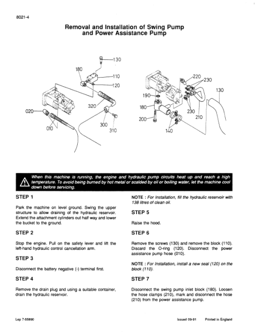 Case CK62 Excavator Service Manual - Image 5