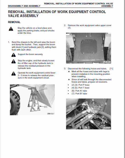 Komatsu WA250PZ-5 Wheel Loader Service Manual - Image 5