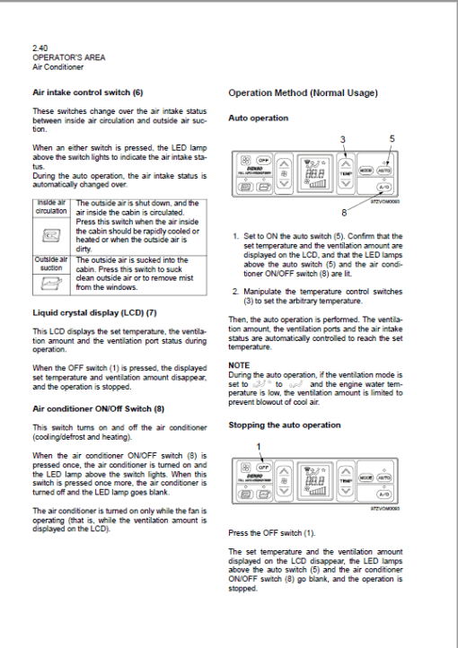 Kawasaki 115ZV Wheel Loader Repair Service Manual - Image 3