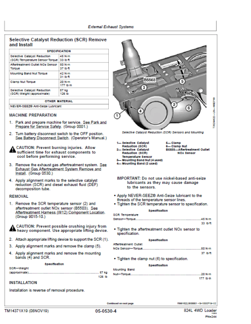 John Deere 824L 4WD Loader Repair Technical Manual (S.N F697293 & L697293 - ) - Image 5