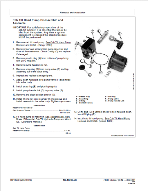 John Deere 748H Skidder Repair Technical Manual (S.N before 630435) - Image 5