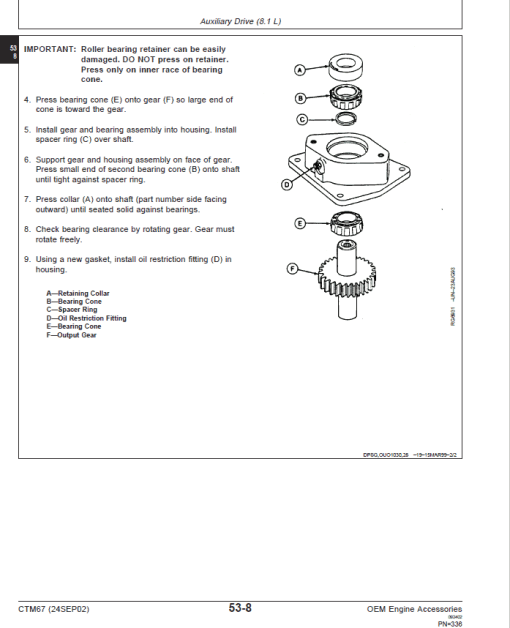 John Deere OEM Engine Accessories Service Repair Manual (CTM67) - Image 5