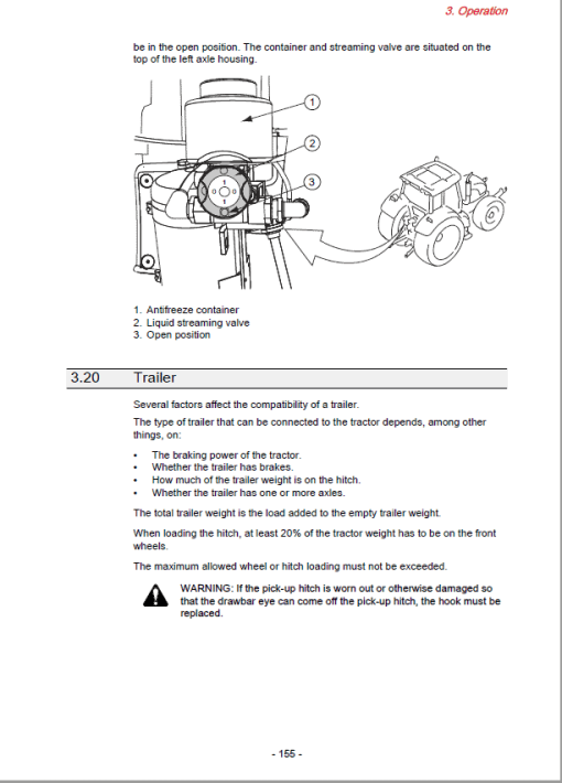 Valtra N93H3, N103H3 Tractors Service Repair Manual - Image 5