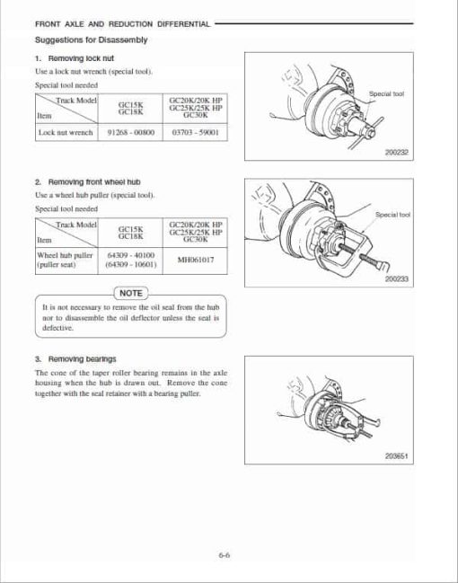 CAT GC15K, GC18K, GC20K, GC20K HP Forklift Lift Truck Service Manual - Image 5