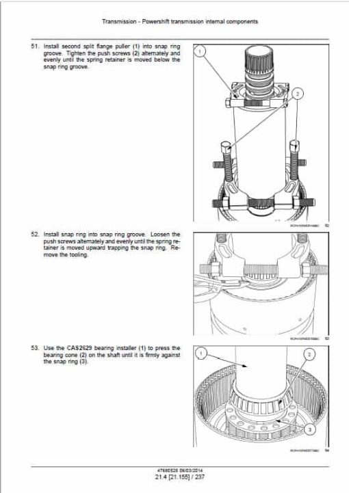 Case 370, 420, 470, 500 Rowtrac Tractor Service Manual - Image 5