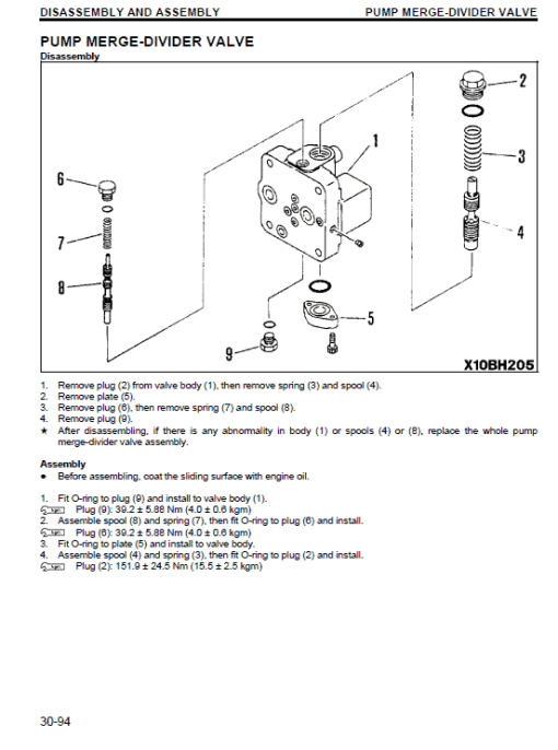 Komatsu PC200Z-6LE Excavator Service Manual - Image 5