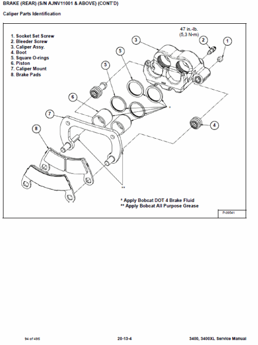 Bobcat 3400, 3400XL Utility Vehicle Service Repair Manual - Image 6