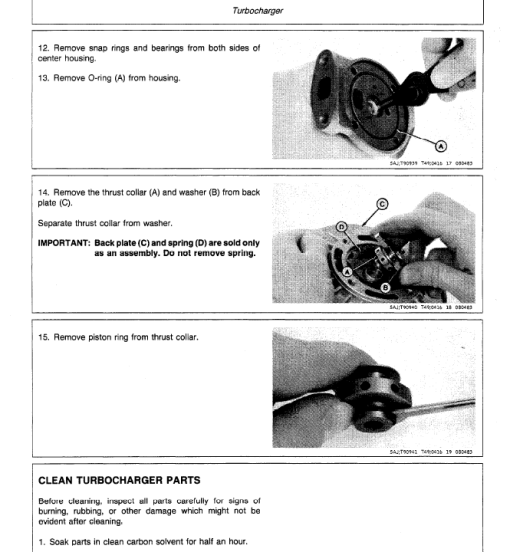 John Deere 550A, 555A Crawler Bulldozer Loader Technical Manual - Image 2