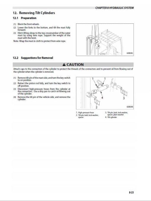 Mitsubishi FB16CPN, FB18CPN, FB16PN, FB18PN, FB20PN Forklift Service Manual - Image 5