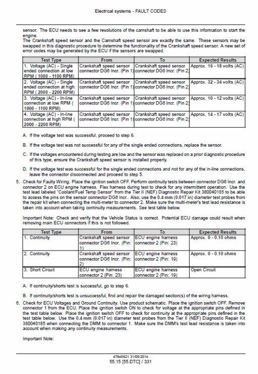 New Holland D180C Tier 4 Crawler Dozer Service Manual - Image 5