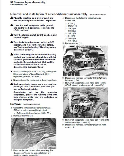 Komatsu WA270-7 Wheel Loader Service Manual - Image 5