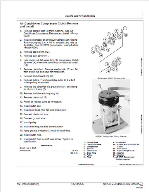 John Deere 540G-III, 548G-III Skidder Repair Technical Manual (S.N after 630436 - ) - Image 5