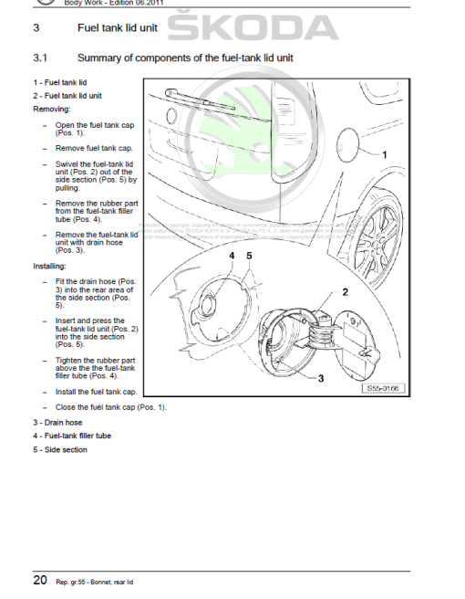 SKODA ROOMSTER (5J, 5J0) Repair Service Manual - Image 5