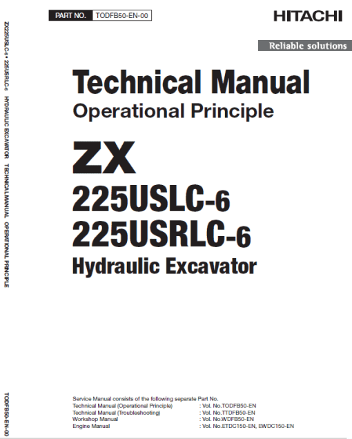 Hitachi ZX225US-6, ZX225USR-6, ZX225USLC-6, ZX225USRLC-6 ZAXIS Excavator Repair Manual - Image 5