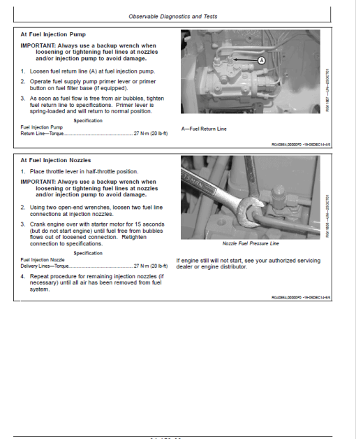 John Deere PowerTech 4.5L, 6.8L Diesel Engines Level 12 Electronic Fuel System - Stanadyne DE10 Pump Repair Manual - Image 5