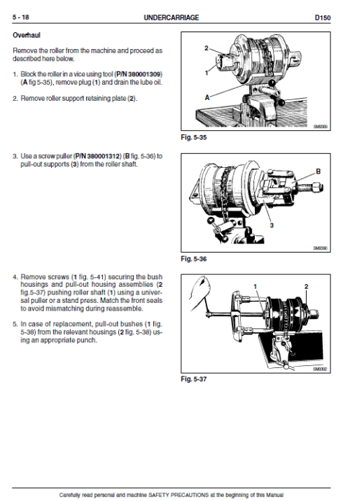 New Holland D150 Bulldozer Dozer Service Manual - Image 5