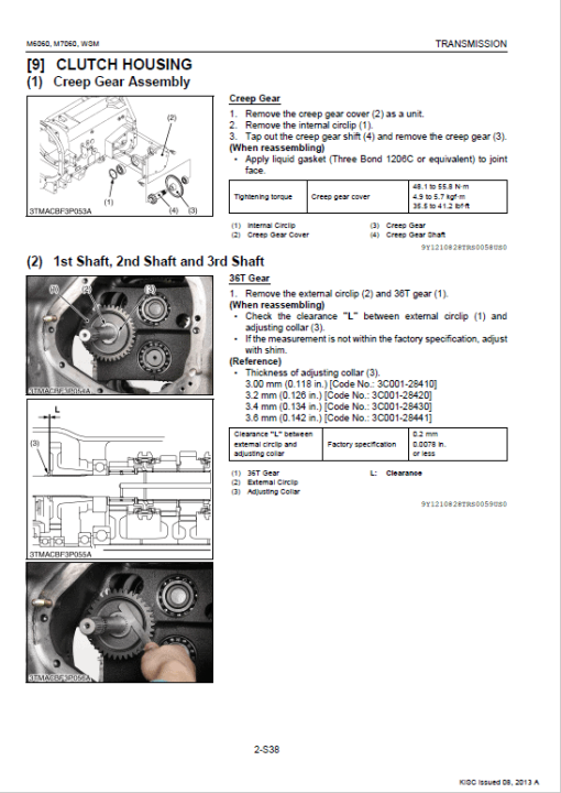 Kubota M6060, M7060 Tractor Service Manual - Image 5