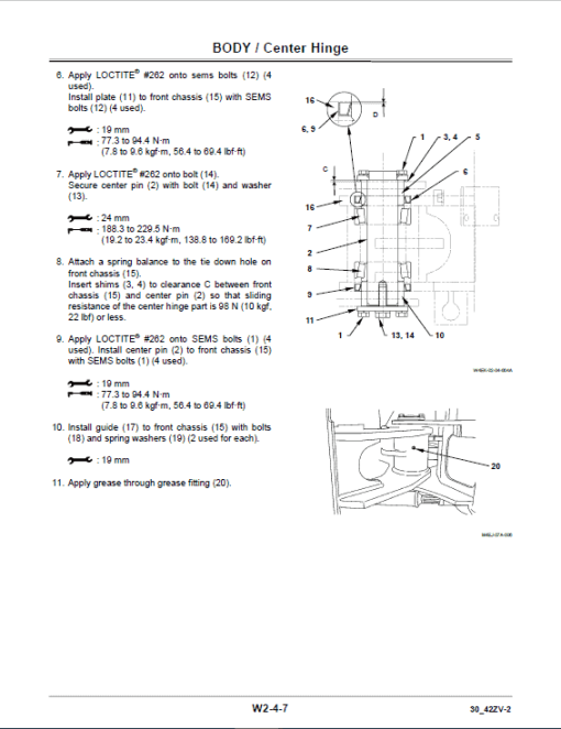 Kawasaki 30ZV-2, 40ZV2A, 42ZV-2 Wheel Loader Service Manual - Image 4