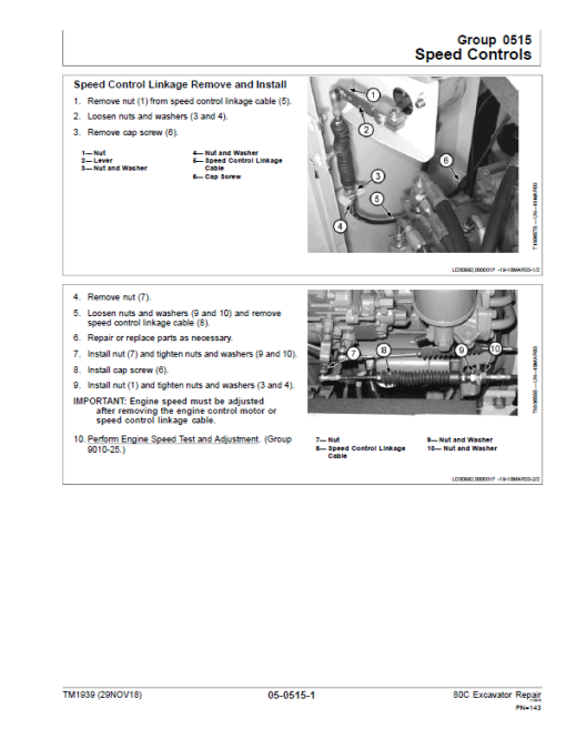 John Deere 80C Excavator Repair Technical Manual - Image 5