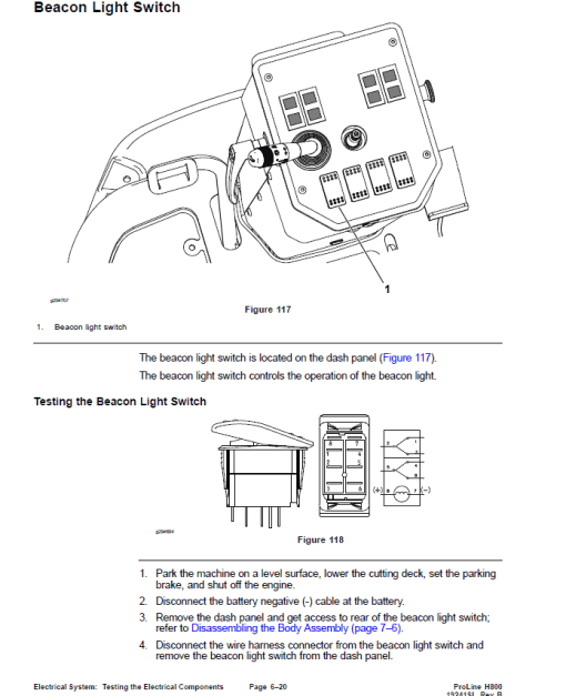 Toro ProLine H800 (Model 31050, 31050TE, 31051) Service Repair Manual - Image 5