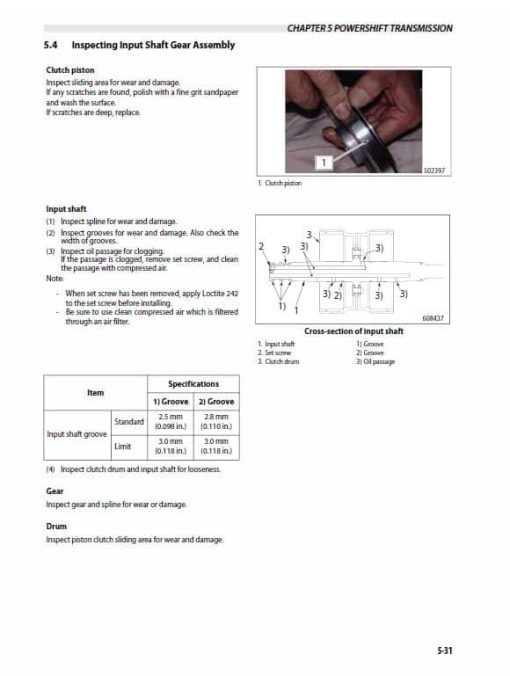 CAT GP20S, GP25S, GP30S Forklift Lift Truck Service Manual - Image 5