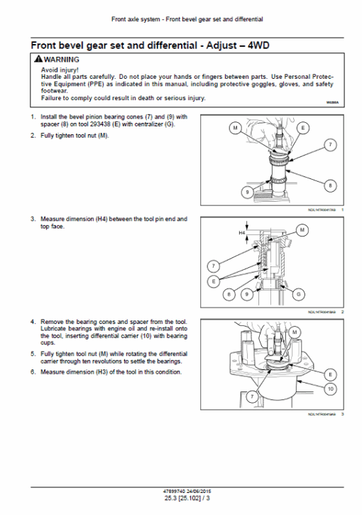 New Holland 5500, 6500, 7500 Tractor Service Manual - Image 5