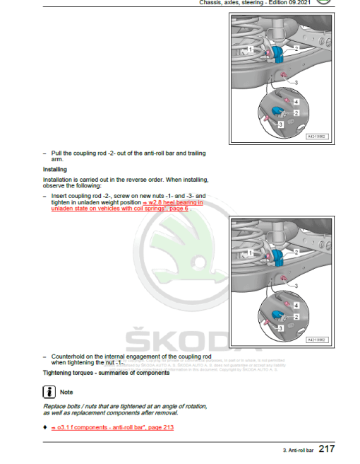 SKODA SUPERB III (3V) Repair Service Manual - Image 5