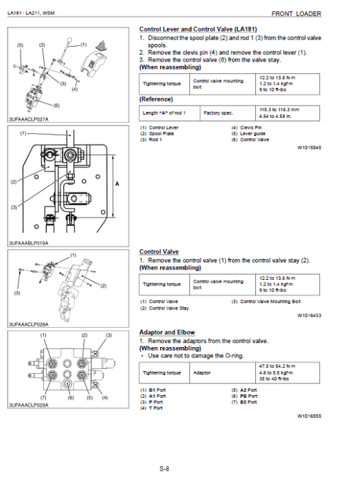 Kubota LA181, LA211 Front Loader Workshop Manual - Image 5