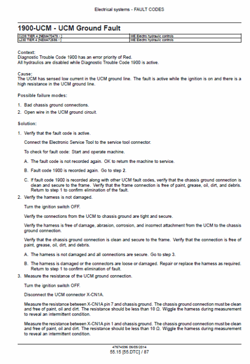 New Holland L230, C238 Tier 4A SkidSteer Loader Service Manual - Image 7