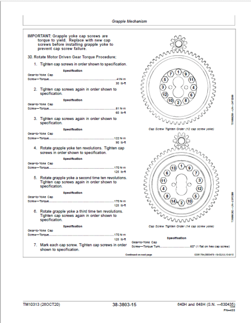 John Deere 640H, 648H Skidder Repair Technical Manual (S.N before - 630435) - Image 5