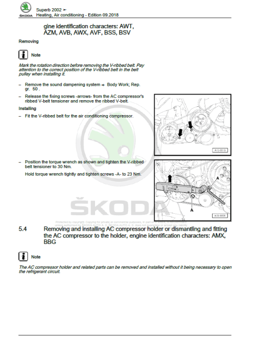 SKODA SUPERB (3U, 3U4) Repair Service Manual - Image 5