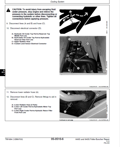 John Deere 643E, 843E Feller Buncher Service Repair Manual (TM1683 and TM1684) - Image 5